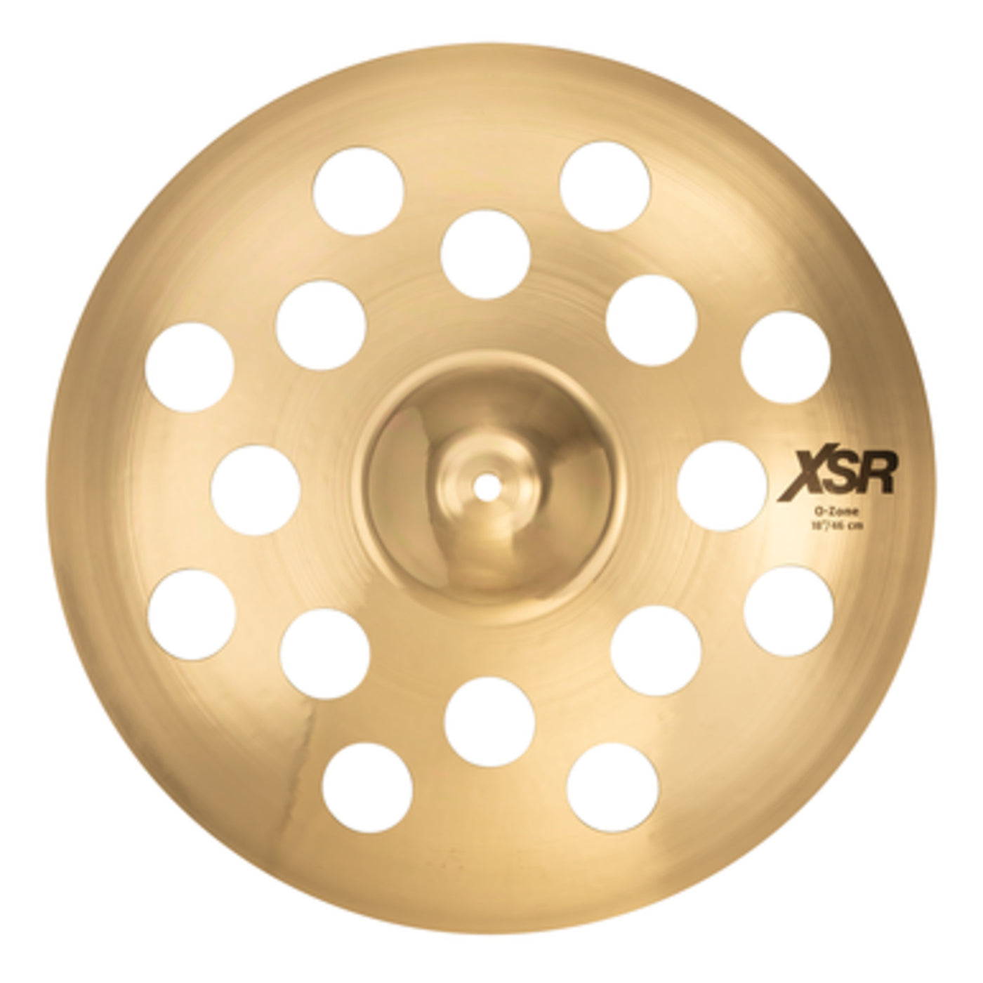 Sabian 18" XSR O-Zone Crash Cymbal - Brilliant Finish