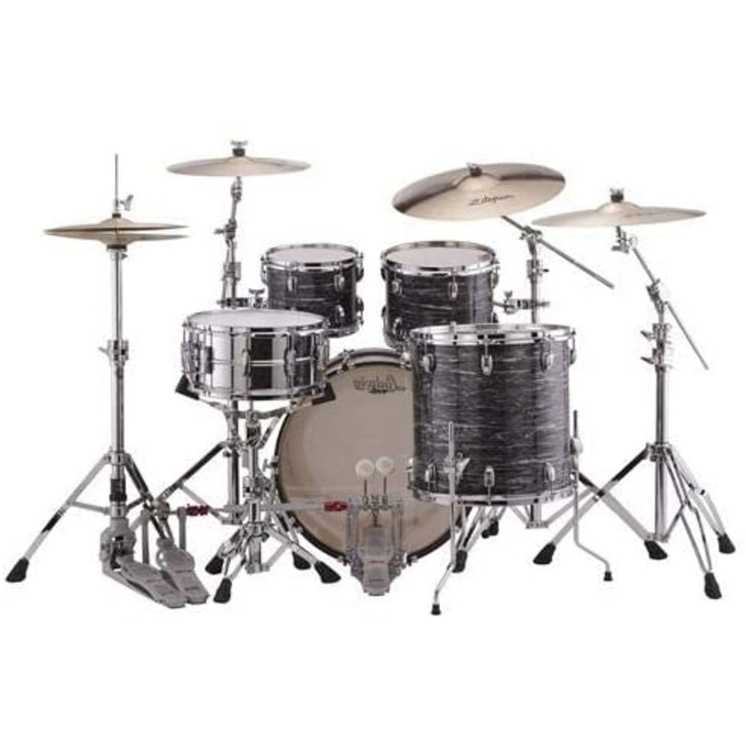 Ludwig Classic 4-Piece Maple Drum Set, Vintage Black Oyster