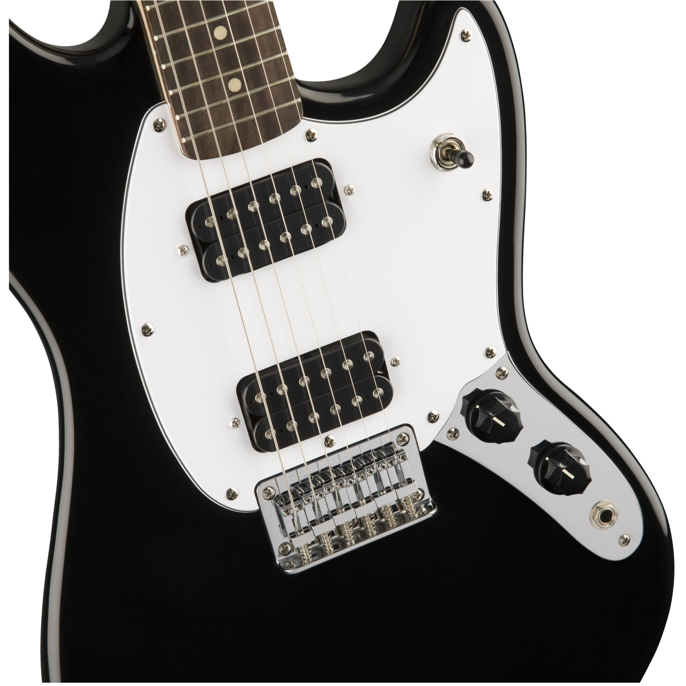 Fender Bullet Mustang HH Electric Guitar, Black (0371220506)