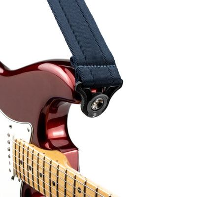 D'Addario Auto Lock Locking Guitar Strap, Midnight (50BAL10)