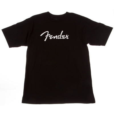 Fender Spaghetti Logo Tee - Black, XXL (9101000806)