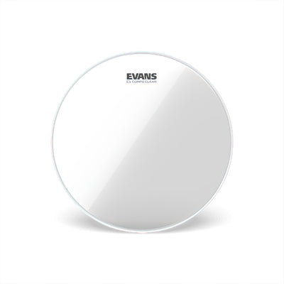 Evans Corps Clear Marching Tenor Drum Head, 13-Inch (TT13CC)