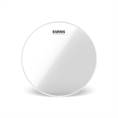 Evans Corps Clear Marching Tenor Drum Head, 12-Inch (TT12CC)