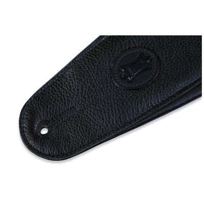 Levy's 4.5" Padded Leather Bass Strap in Black