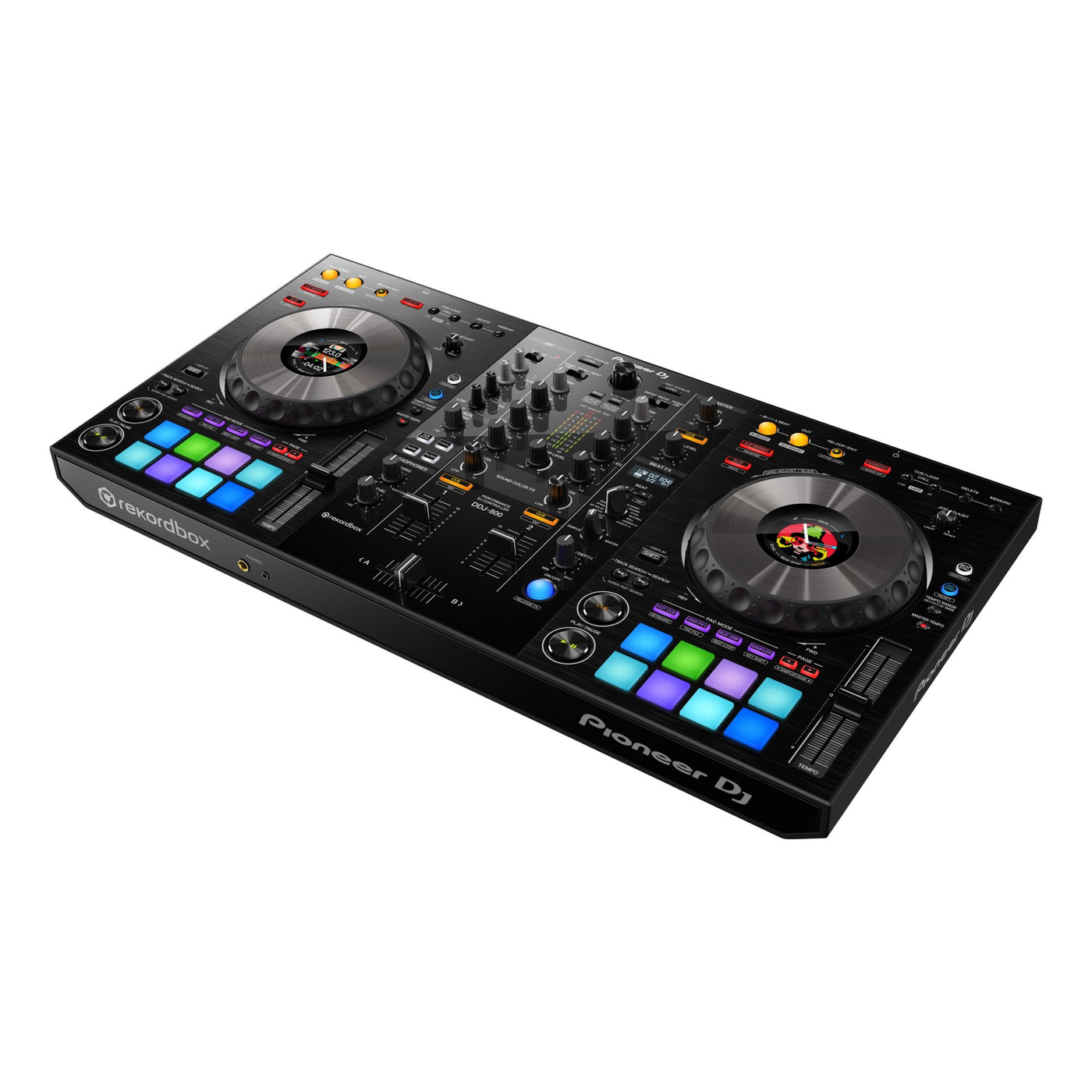 Pioneer DJ DDJ-800 2-Channel Performance DJ Controller for Rekordbox, Professional DJ Equipment Mixer Audio Interface