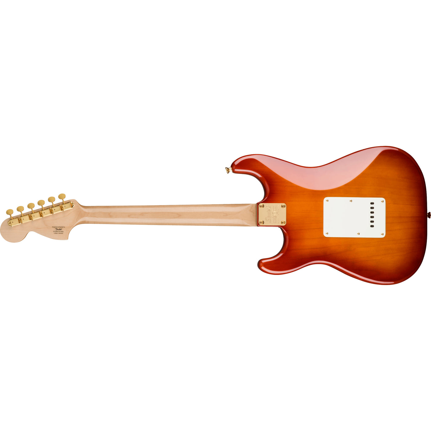 Fender Squier 40th Anniversary Stratocaster, Gold Edition Electric Guitar, Sienna Sunburst (0379410547)