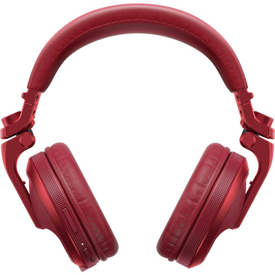 Pioneer DJ HDJ-X5BT-R Over-Ear DJ Wired Studio Headphones, Bluetooth Headphones, Professional Audio Equipment for Recording and DJ Booth, Red
