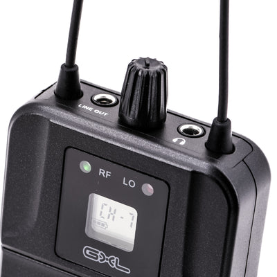 CAD Audio GXLIEM Single-Mix In-Ear Wireless Monitoring System - Includes MEB1 Earbuds, Integral Rack Ears, and Antenna Relocation Kit (GXLIEM)