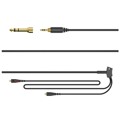 Pioneer DJ HC-CA0202 Straight Extension Cable, 63-inch, for HDJ-C70 Studio Wired Headphones for Professional Audio, Aux Cable Cord for DJ Equipment and Recording