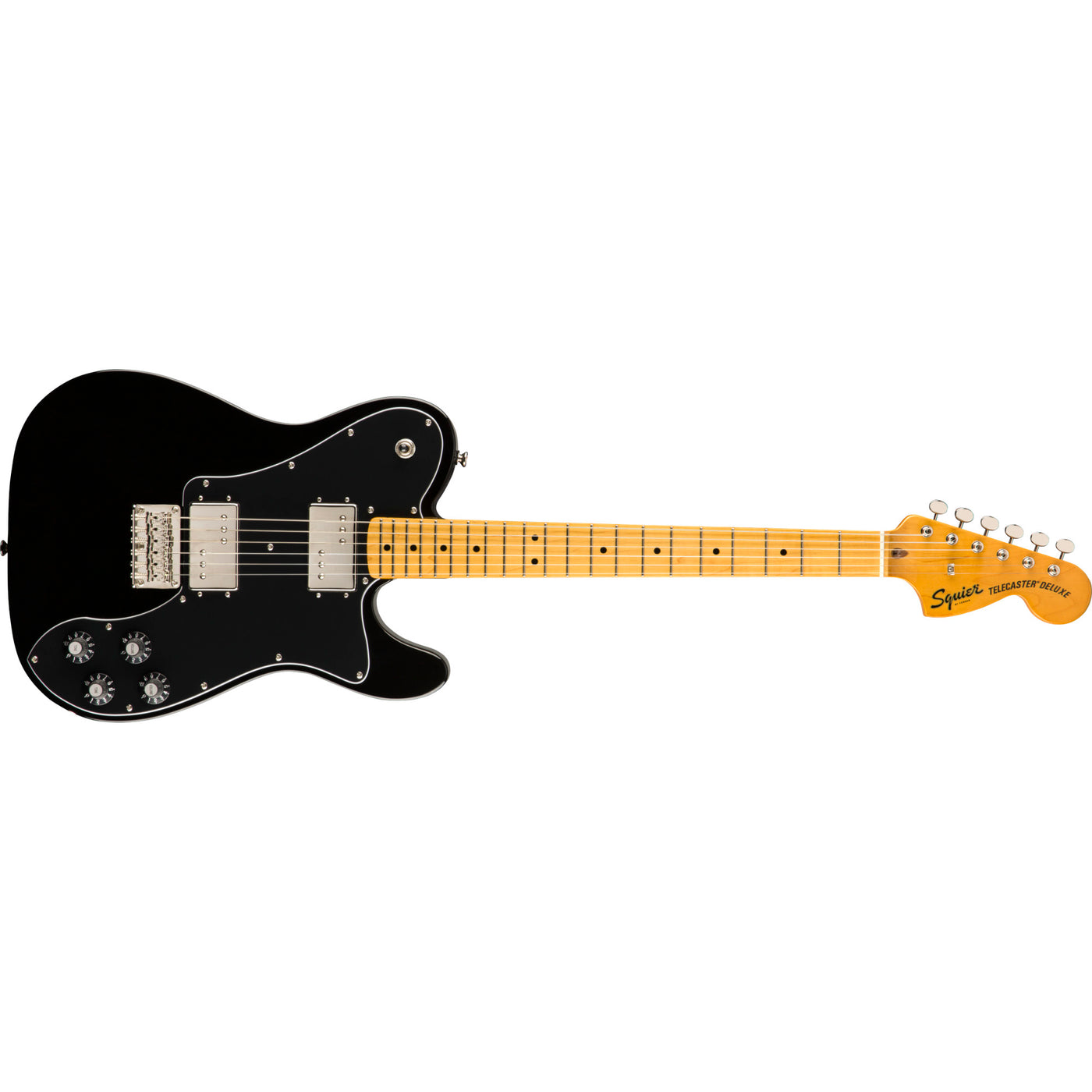 Fender Classic Vibe ‘70s Telecaster Deluxe Electric Guitar, Black (0374060506)
