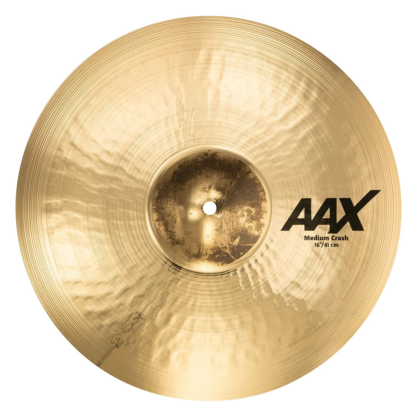 Sabian AAX 16" Medium Crash Cymbal, Brilliant Finish, Natural, (21608XCB)