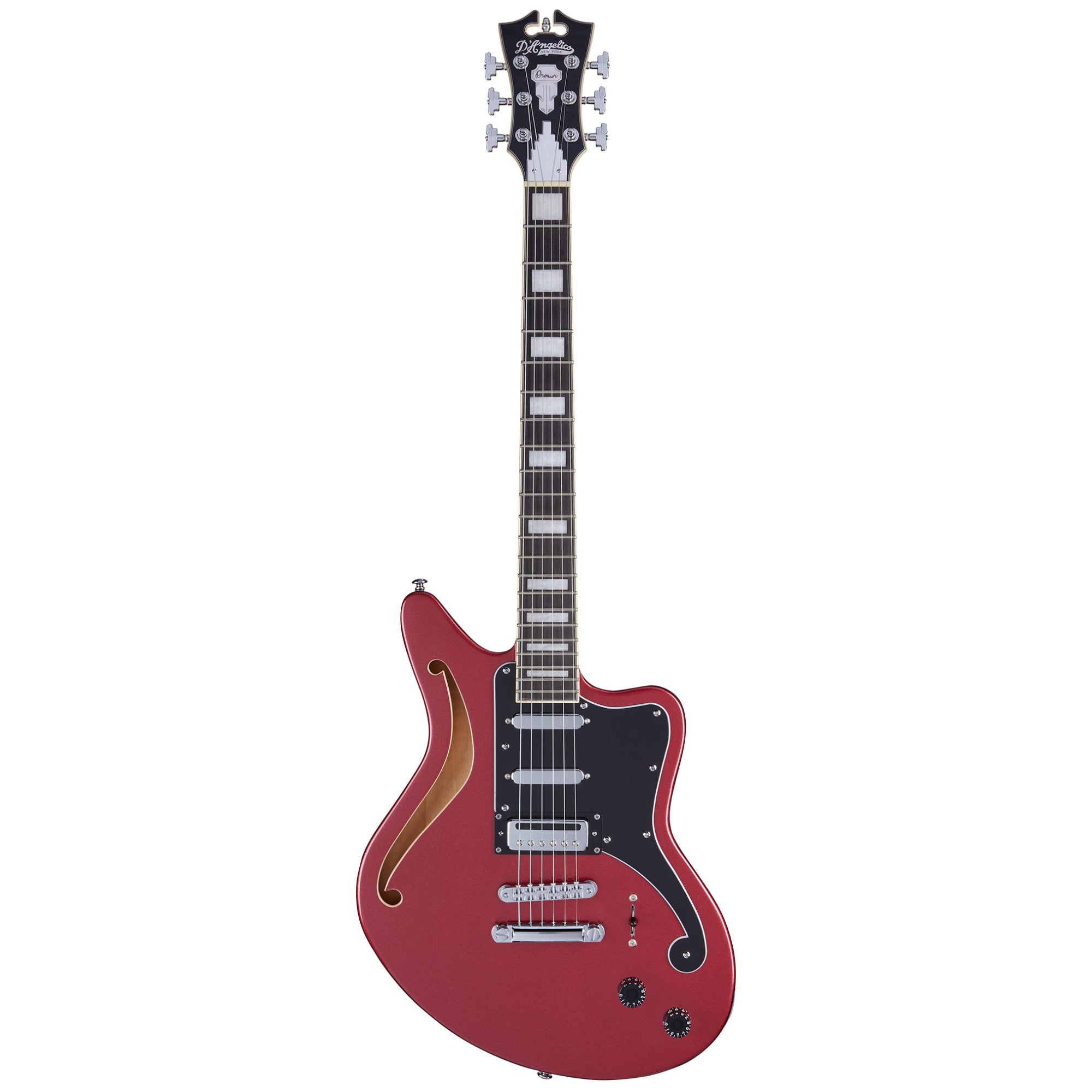 D’Angelico Premier Bedford SH Offset Semi-Hollowbody Electric Guitar, – Intersta