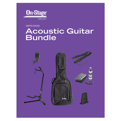 On-Stage Acoustic Guitar Bundle (GPK1000)