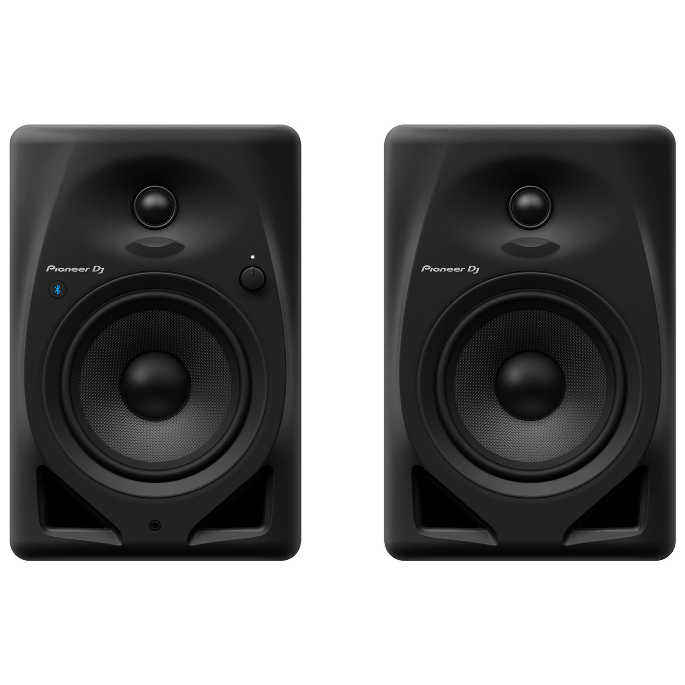 Pioneer DJ DM-50D-BT 5-Inch Desktop Studio Monitor System, Electronic Bluetooth Speakers, Professional Audio Equipment - Black