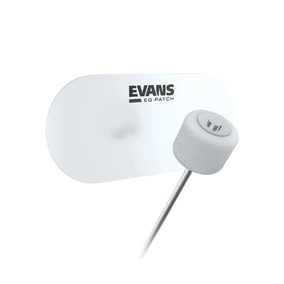 Evans EQ Double Pedal Patch, Clear Plastic (EQPC2)