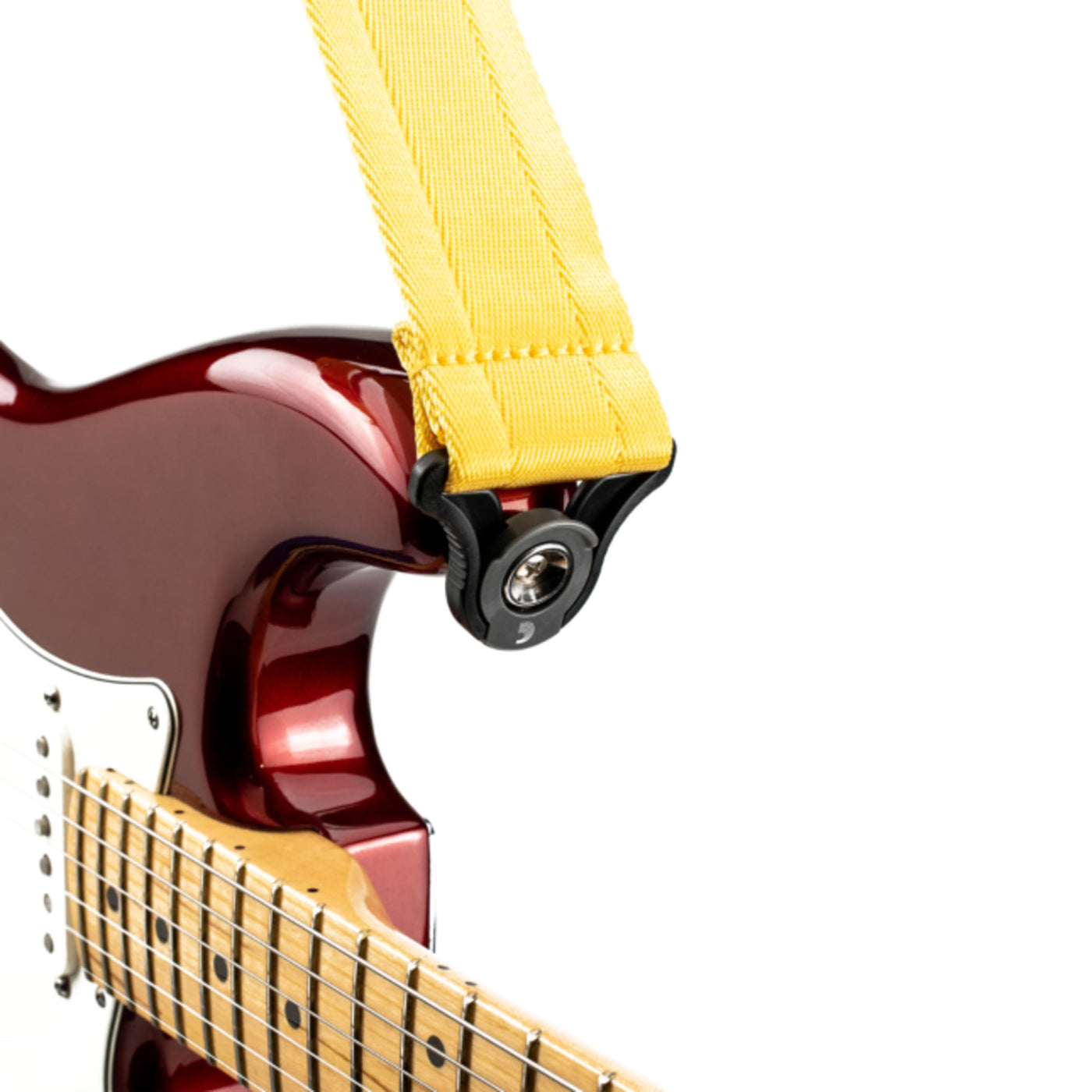 D'Addario Auto Lock Locking Guitar Strap, Mellow Yellow (50BAL07)