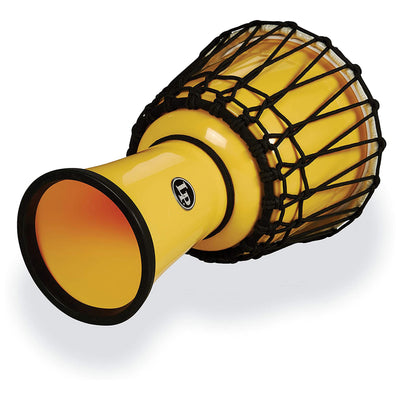 LP World Collection Rope Circle Djembe, 7", Yellow