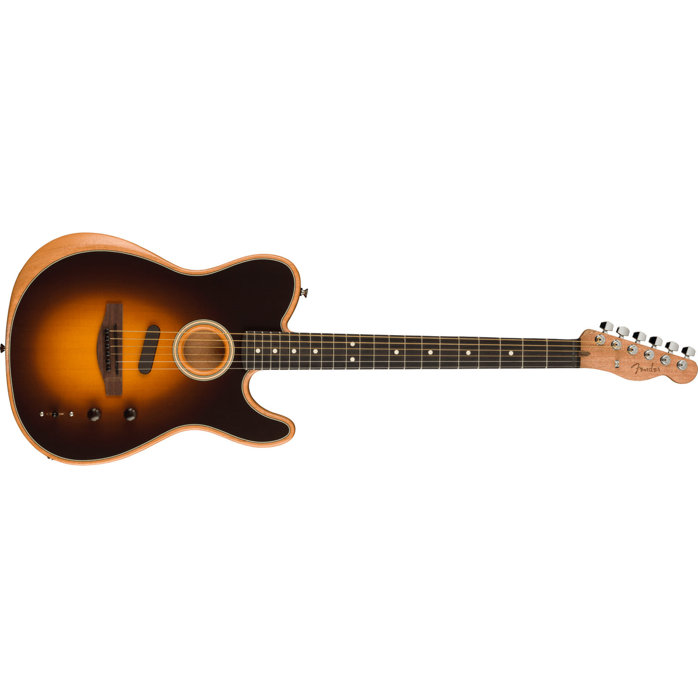 Fender Acoustasonic Player Telecaster Electric Guitar, Shadow Burst (0972213260)