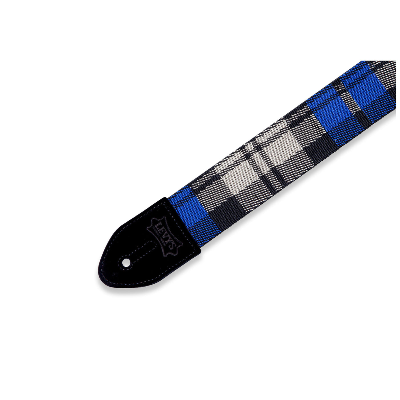 Levy's 2" Polyester Strap in Blue Plaid