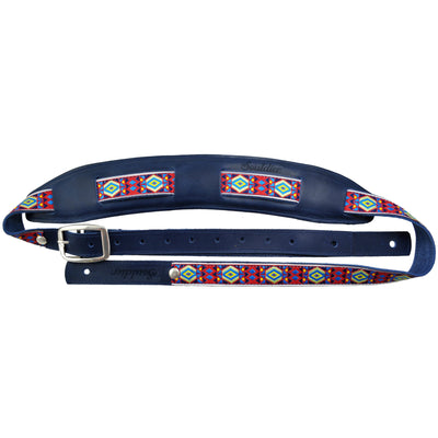 Souldier SSA1209NV02NV - Handmade Souldier Plain Saddle Strap for Bass Electric, or Acoustic Guitar, 2.5 Inches Wide and Adjustable up to 57" made in the USA, Serape