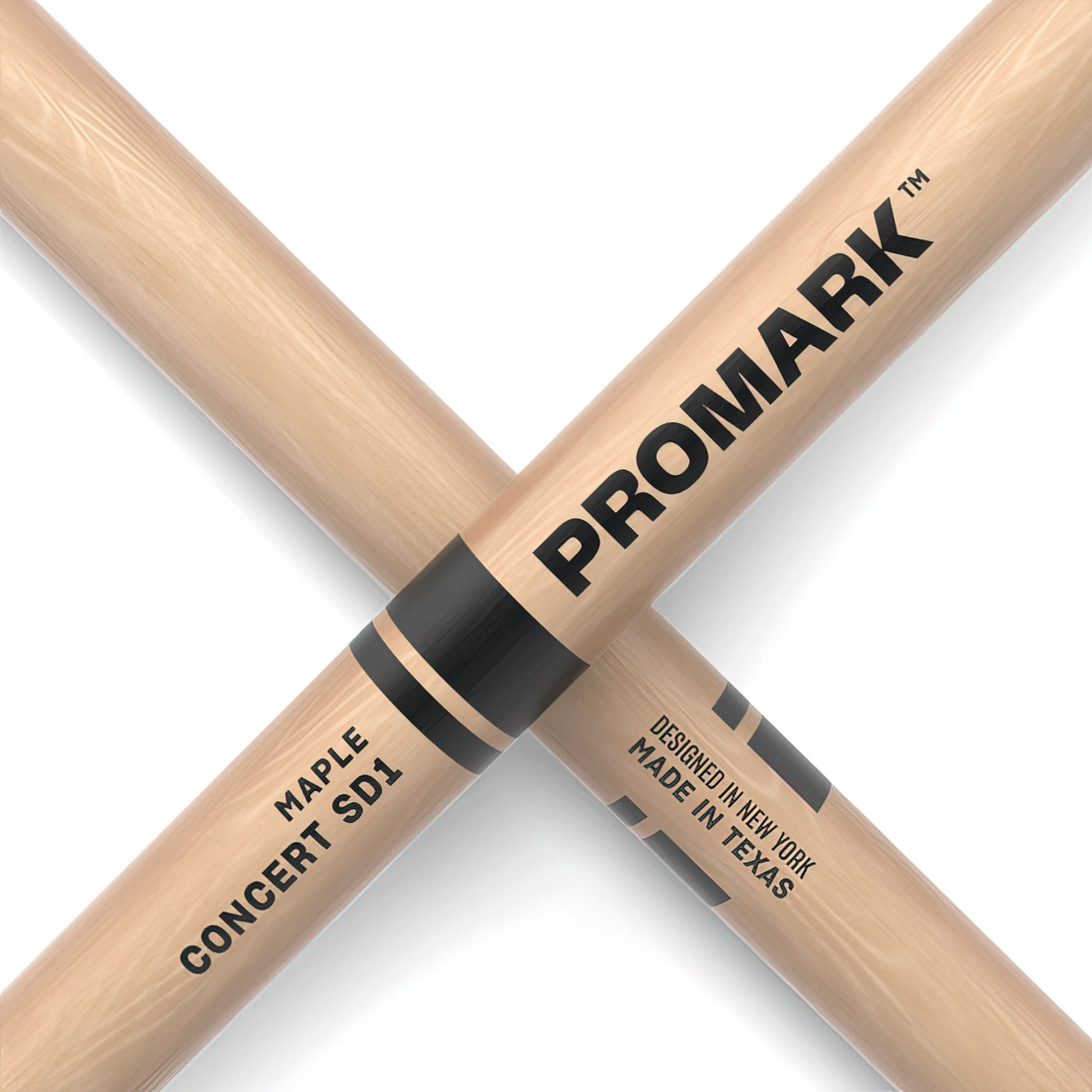 ProMark Concert SD1 Maple Drumstick, Wood Tip (SD1W)