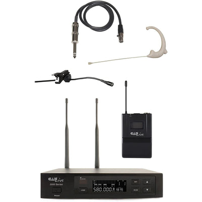 CAD Audio WX3010 Wireless Bodypack System with E19 Earset and E29 Lavalier Microphone