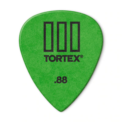 Dunlop 462P088 Tortex Iii Pick 0.88mm- 12 Pack