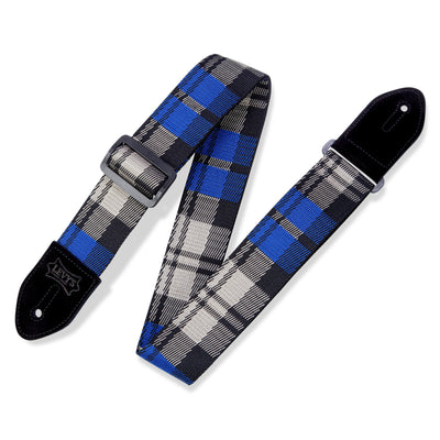 Levy's 2" Polyester Strap in Blue Plaid