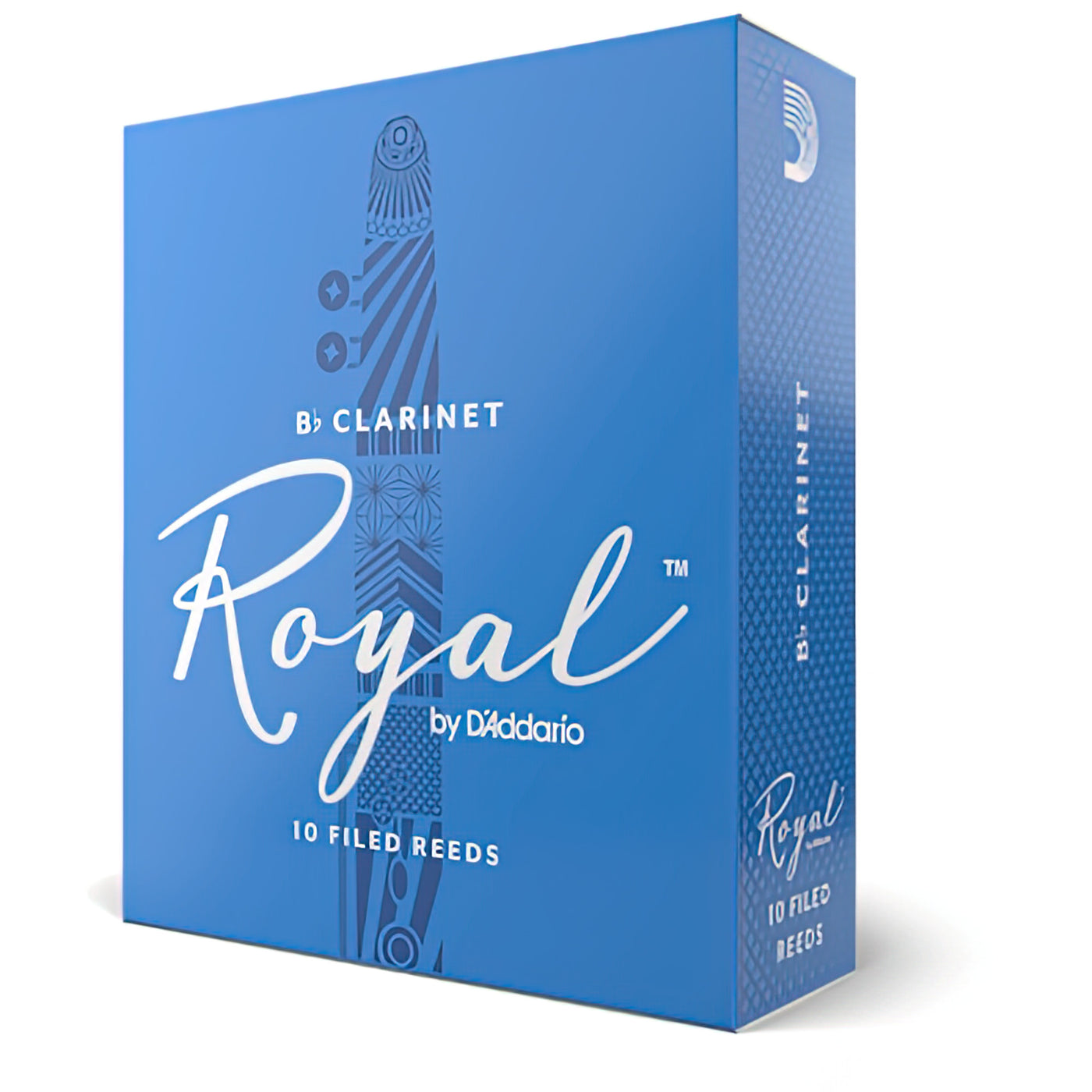 Royal by D'Addario Bb Clarinet Reeds, Strength 2.5, 10-Pack (RCB1025)