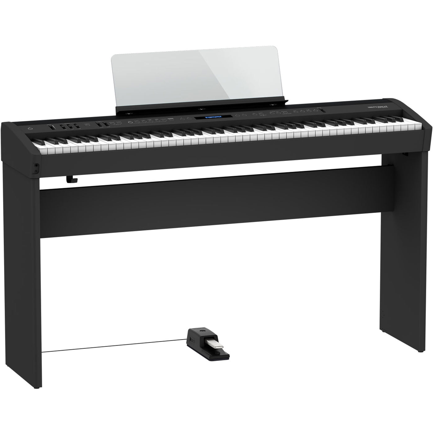 Roland FP-60X Digital Home Piano Keyboard 88 Keys Stereo Amplifier, Bluetooth MIDI & Audio, Black