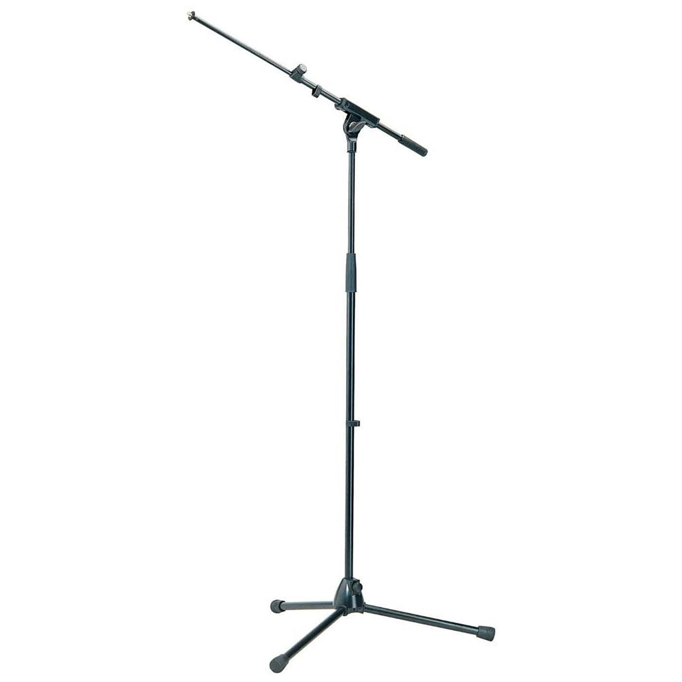K&M Tripod Microphone Stand with Adjustable Boom Intermediate - Black