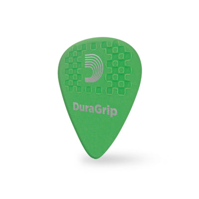 D'Addario DuraGrip Guitar Picks, 10 Pack, Medium, Green (7DGN4-10)
