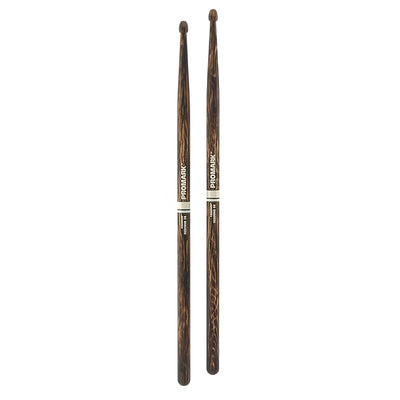 ProMark Rebound 5B FireGrain Hickory Drumstick, Acorn Wood Tip (R5BFG)