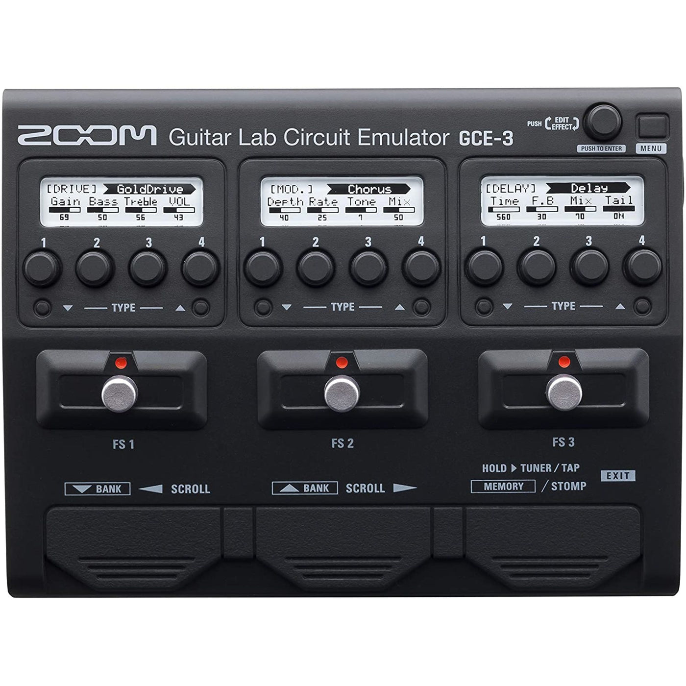 Zoom GCE-3 Guitar Lab Circuit Emulator USB Recording Interface