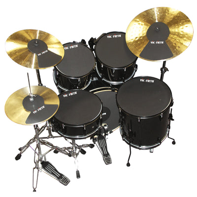 Vic Firth Drum & Cymbal Mute Prepack - 10”, 12”, 14”, 16", 22", Hi-Hat and Cymbal (2)