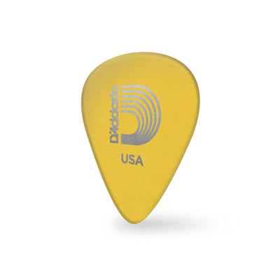 D'Addario Duralin Guitar Picks, Light/Medium, 10 Pack, Yellow (1DYL3-10)
