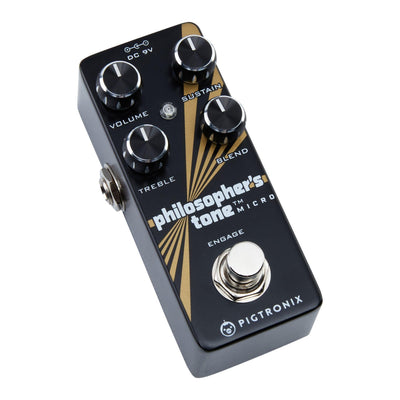 Pigtronix PTM Philosopher's Tone Micro Optical Compressor and Sustainer Foot Pedal