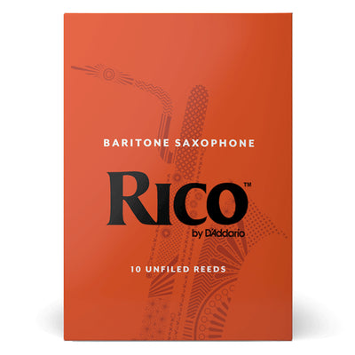 Rico by D'Addario Baritone Sax Reeds, Strength 2, 10-pack