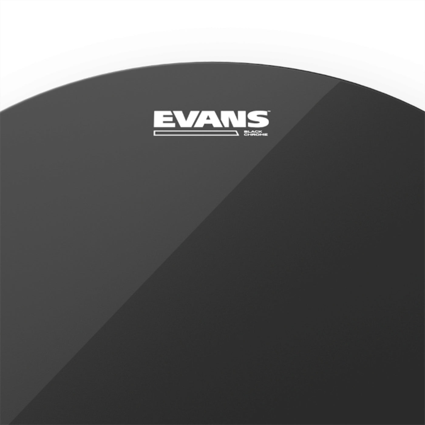 Evans Black Chrome Drum Head, 15-Inch (TT15CHR)