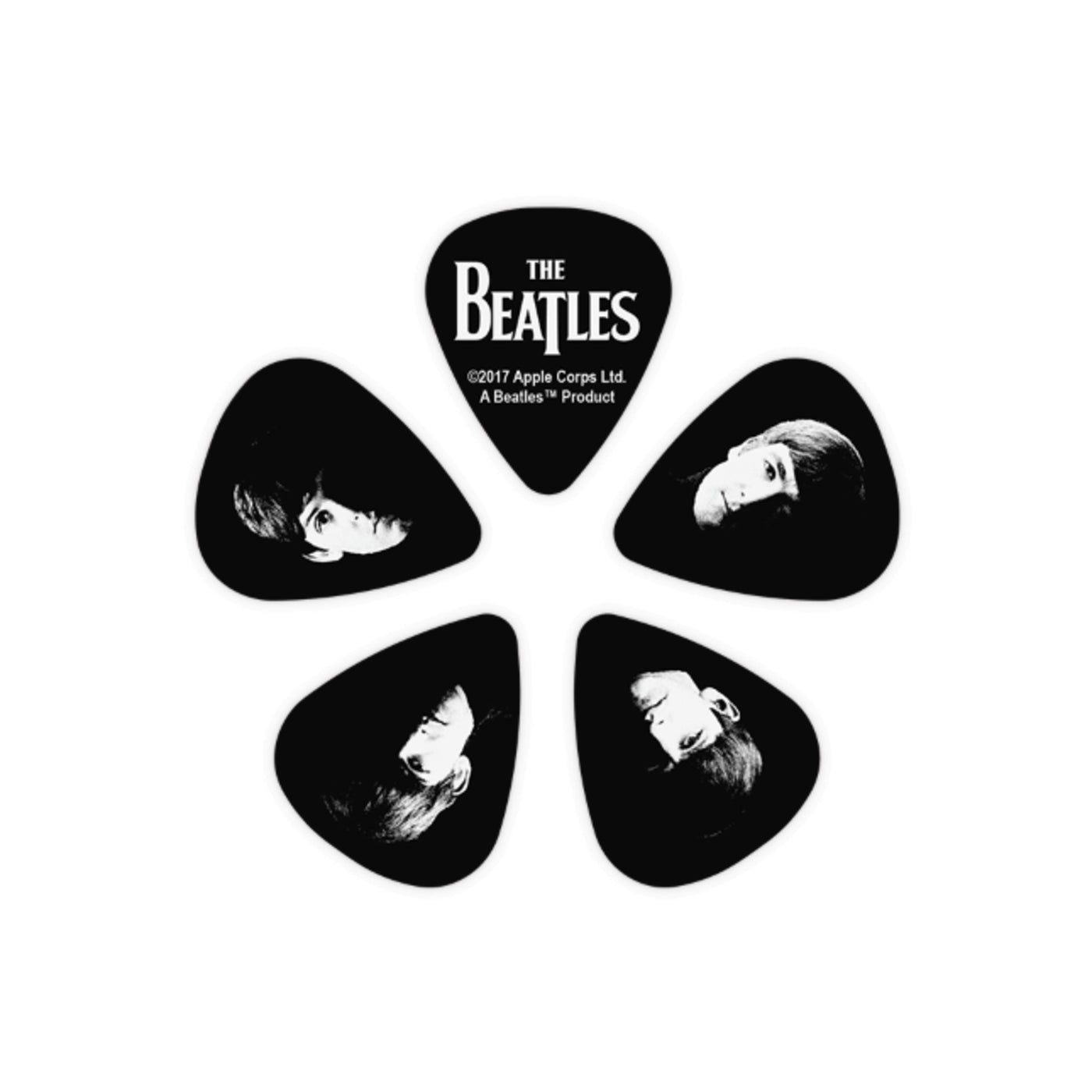 D'Addario Beatles Guitar Picks, Meet The Beatles, 10 Pack, Medium (1CBK4-10B2)