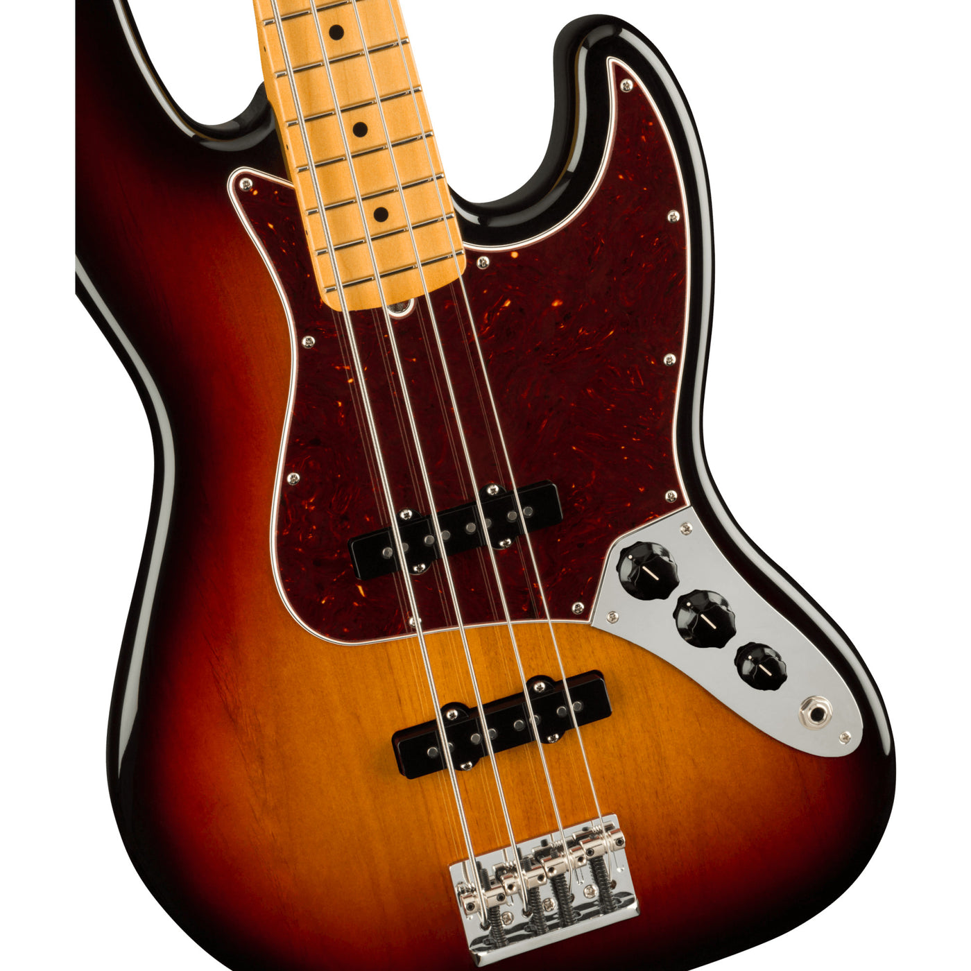 Fender American Professional II Jazz Bass, 3-Color Sunburst with Maple Fingerboard (0193972700)