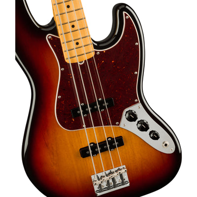Fender American Professional II Jazz Bass, 3-Color Sunburst with Maple Fingerboard (0193972700)