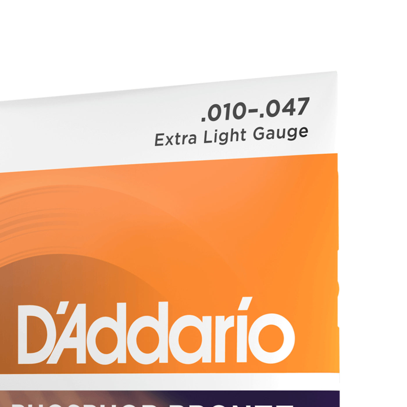 D'Addario Phosphor Bronze Acoustic Guitar Strings, Extra Light, 3 Sets (EJ15-3D)