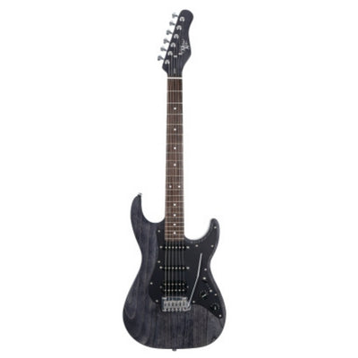 Michael Kelly Guitar Co. 63 Open Pore Electric Guitar, Faded Black