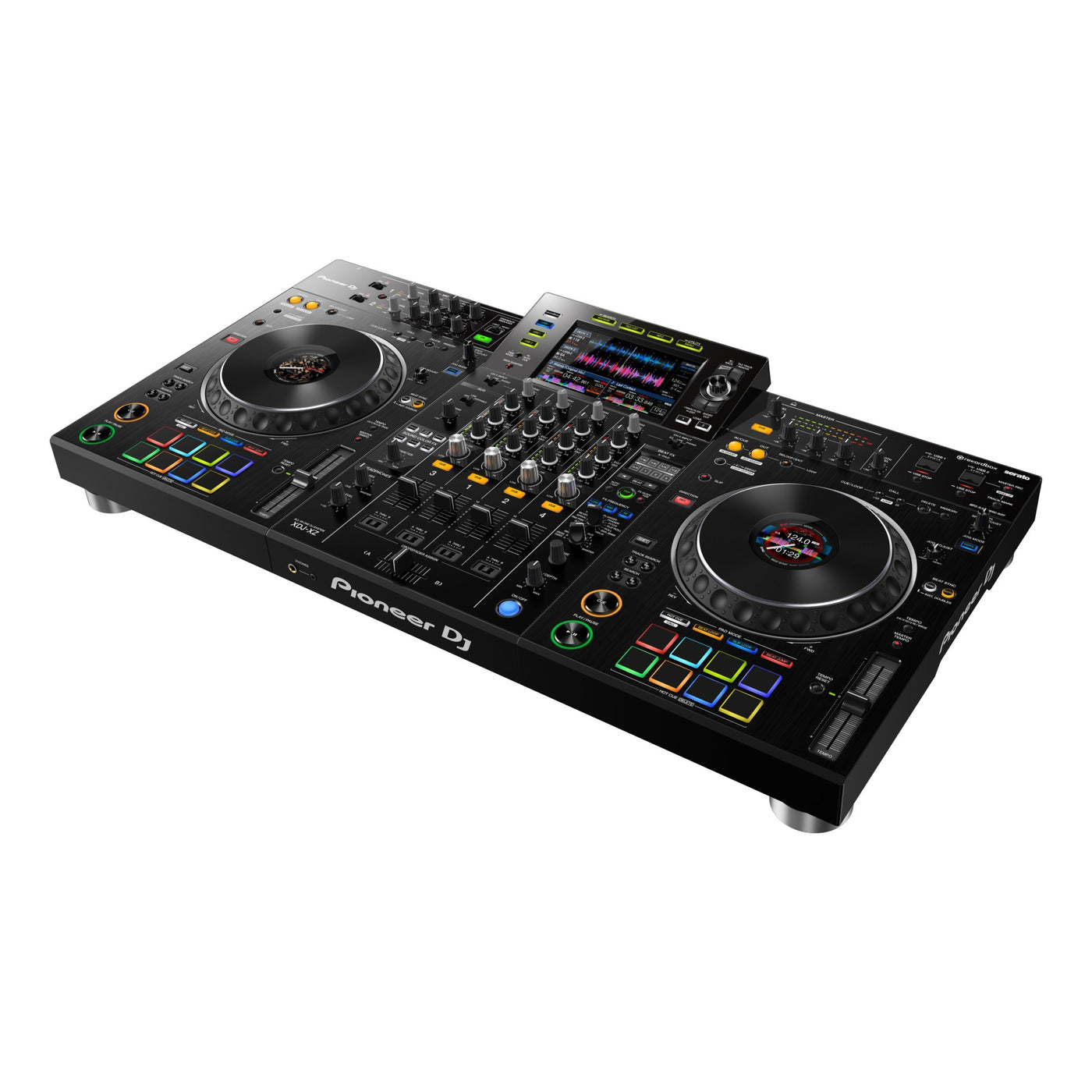 Pioneer DJ XDJ-XZ Professional All-in-One DJ System with Rekordbox and Serato DJ Pro, Portable Professional Audio Equipment