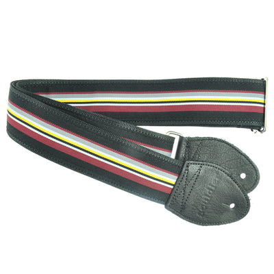 Souldier GS1100BK04BK - Handmade Seatbelt Guitar Strap for Bass, Electric or Acoustic Guitar, 2 Inches Wide and Adjustable Length from 30" to 63"  Made in the USA, Providence, Black
