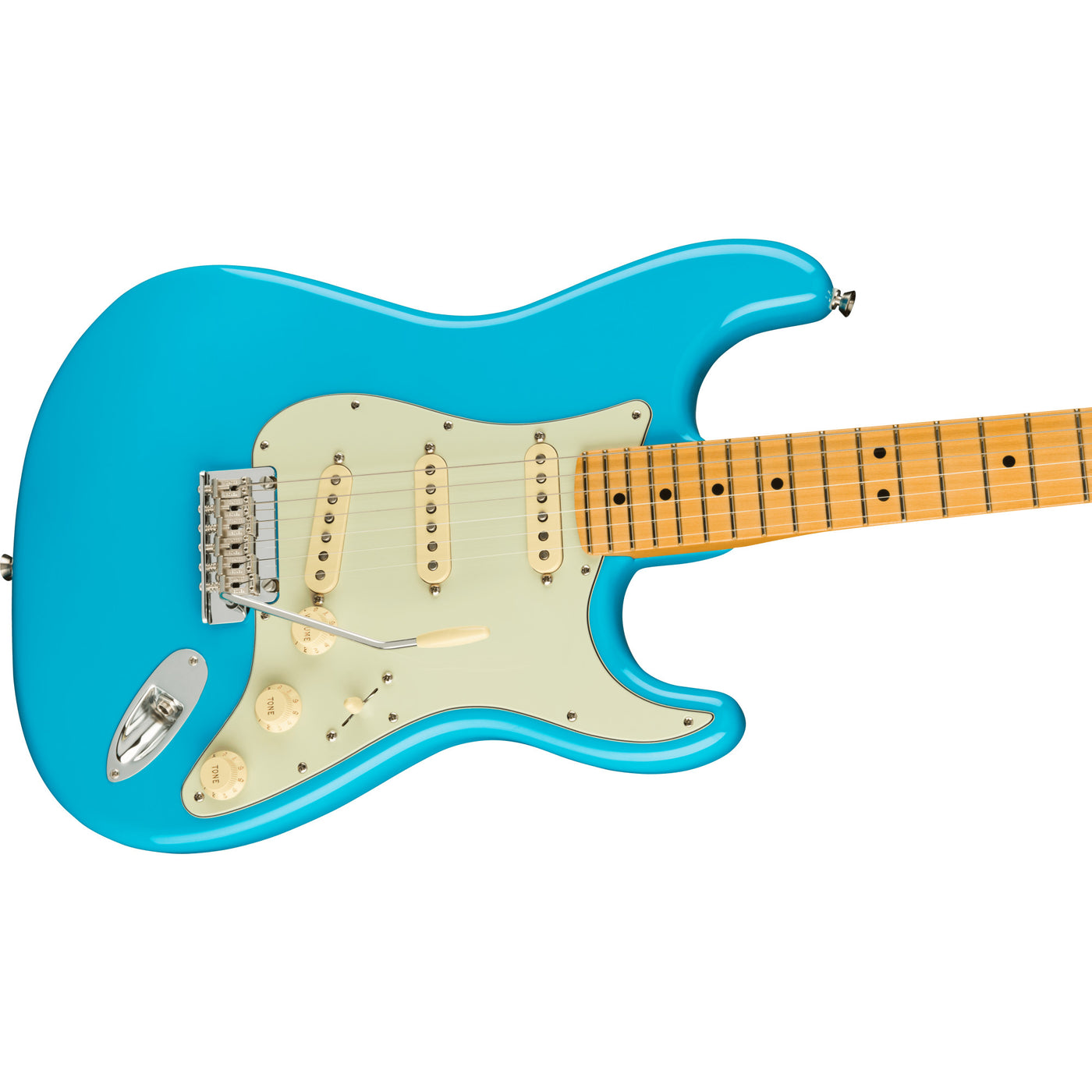 Fender American Professional ll Stratocaster Electric Guitar, Miami Blue (0113902719)