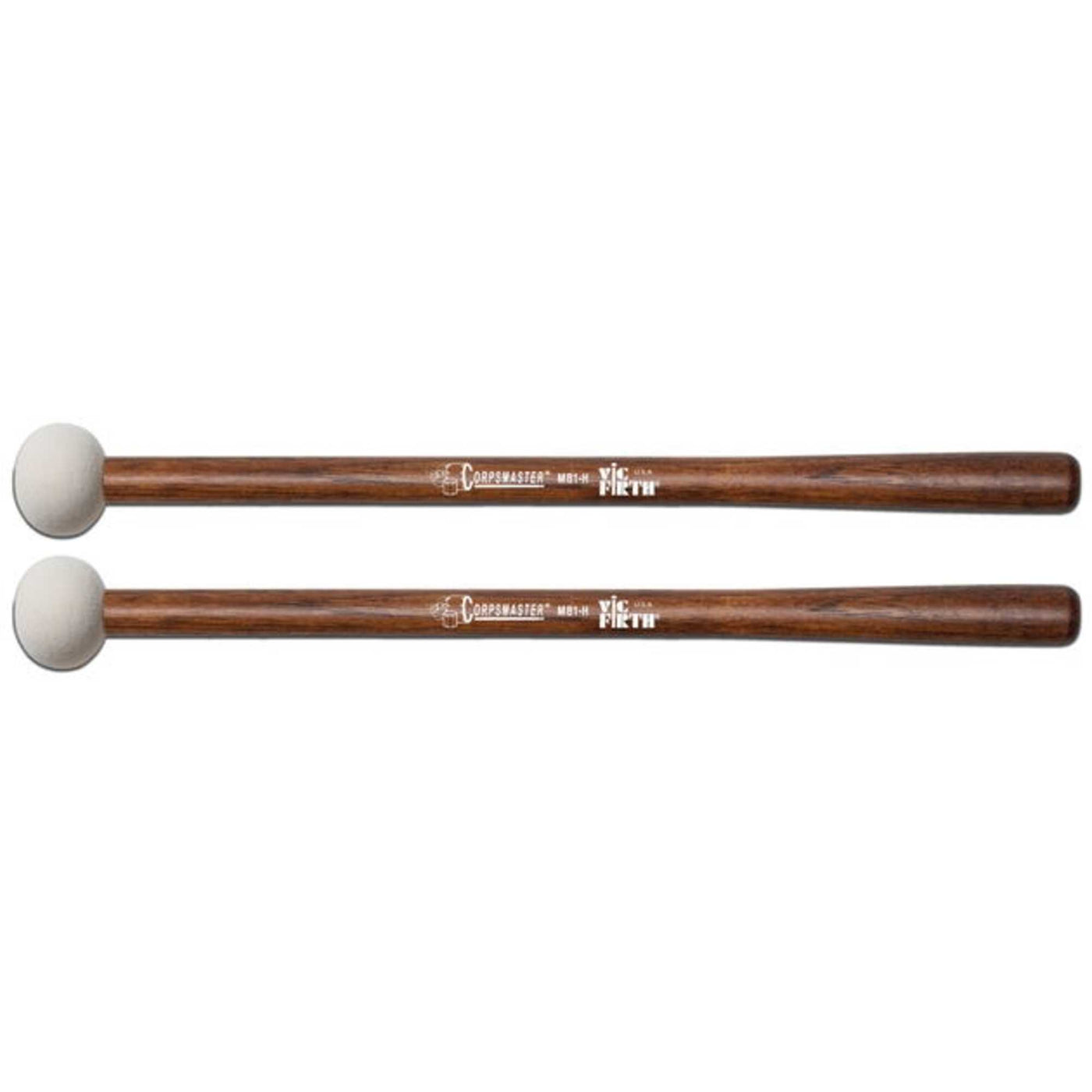 Vic Firth Corpsmaster Bass Mallet - Small Head – Hard Mallets (MB1H)