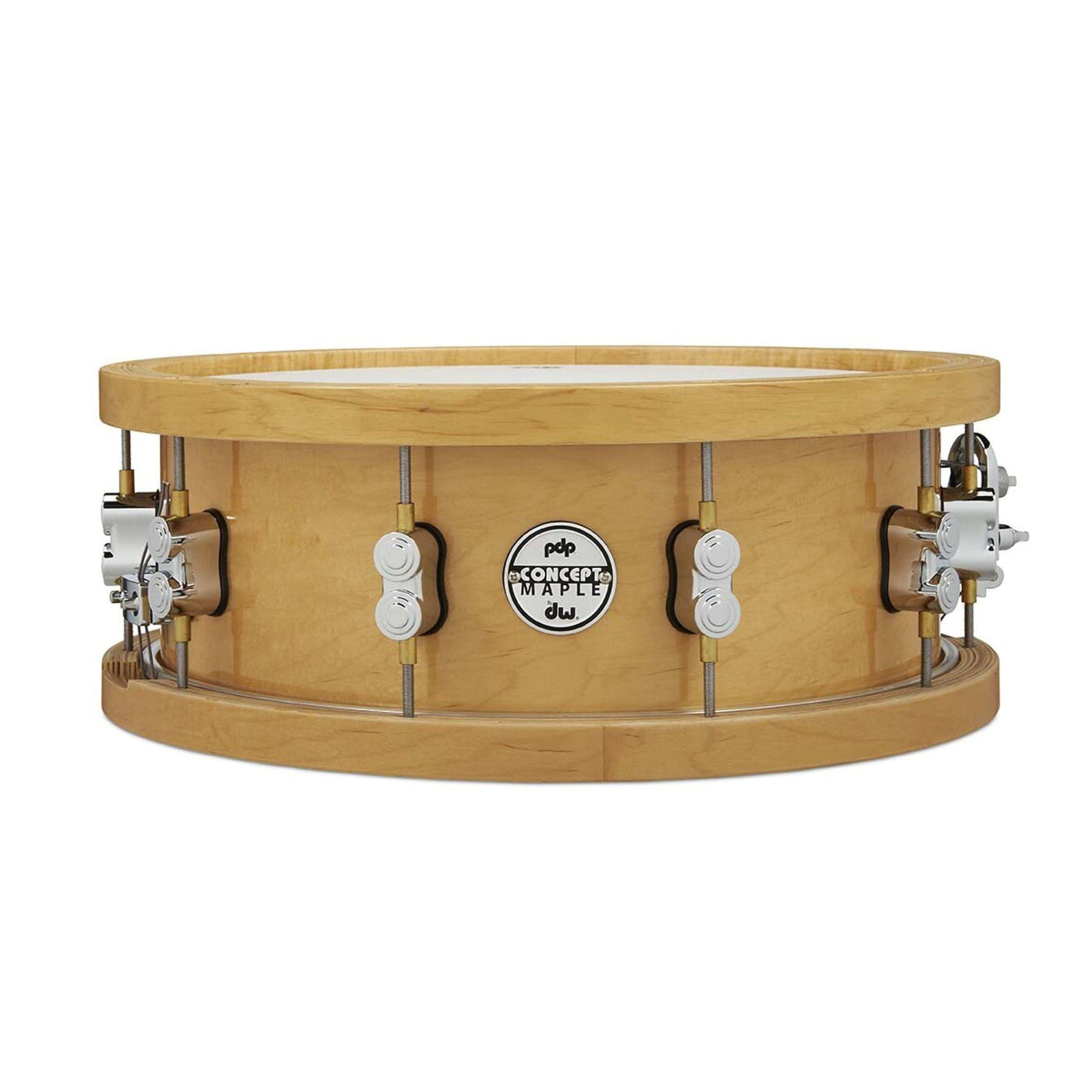 DW PDP Thick Wood Hoop Maple 5.5" X 14" Snare Drum