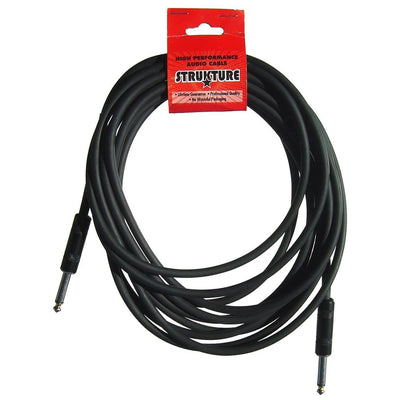 Strukture 18.6' Straight to Straight Instrument Cable - Black